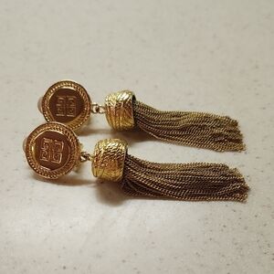 Givenchy Gold Tassel Earrings